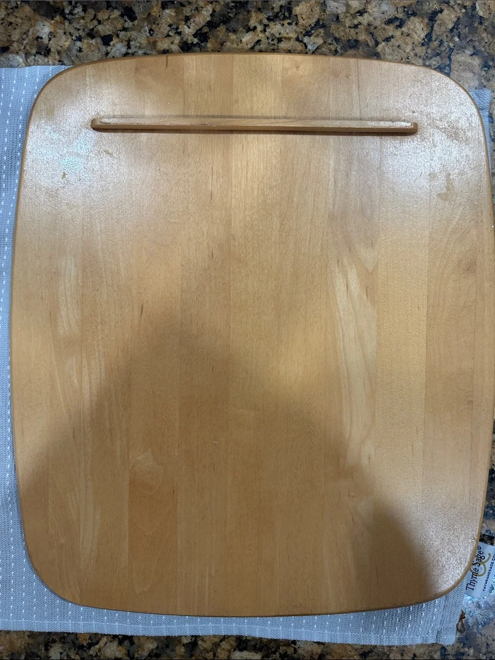 Longaberger Natural Wood Serving Board in Light Brown